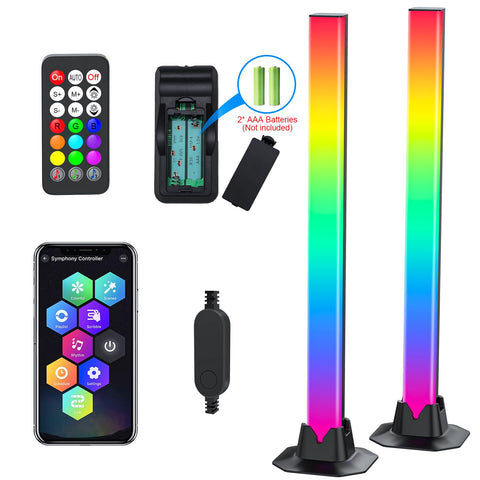 Rainbow Chasing ambient backlight enhances TV and gaming rooms.