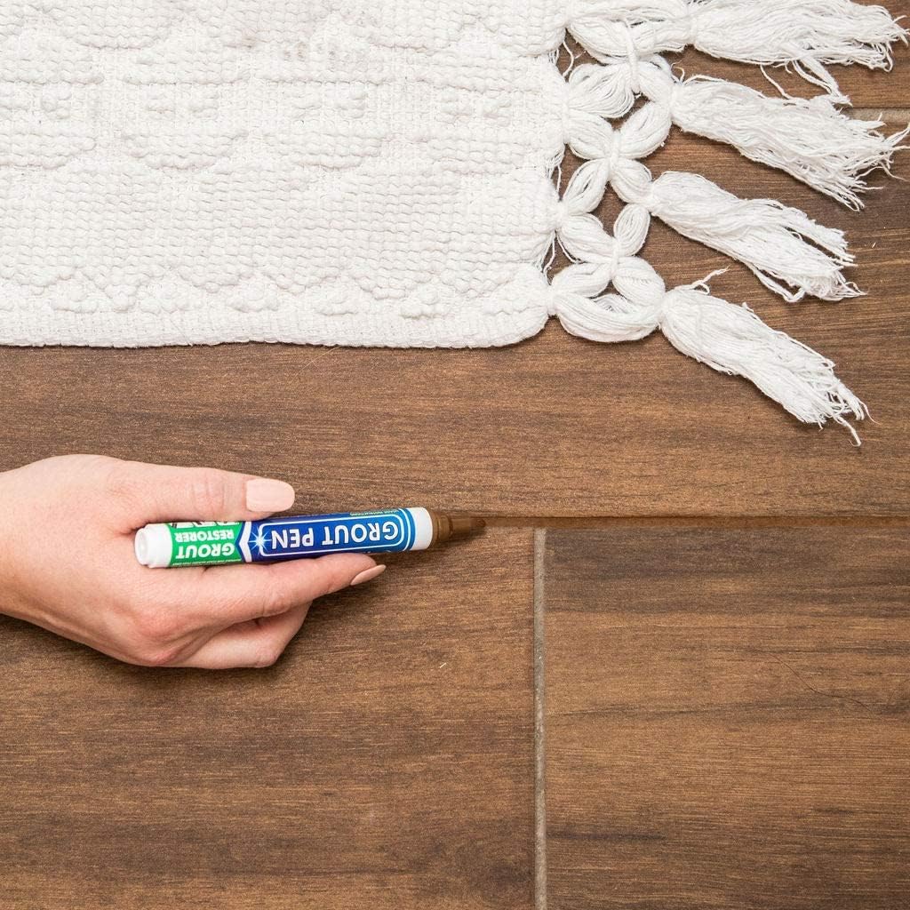 Rainbow Grout Pen Brown Extra Tips included for extended DIY projects.