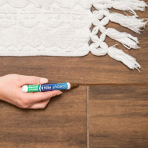 Rainbow Grout Pen Brown Extra Tips included for extended DIY projects.