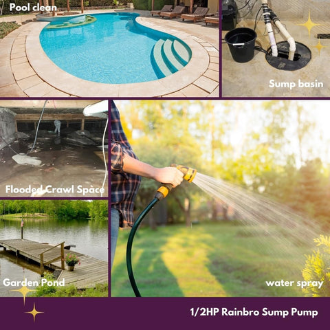 RainBro PSU051V ideal for basement drainage and dampness control