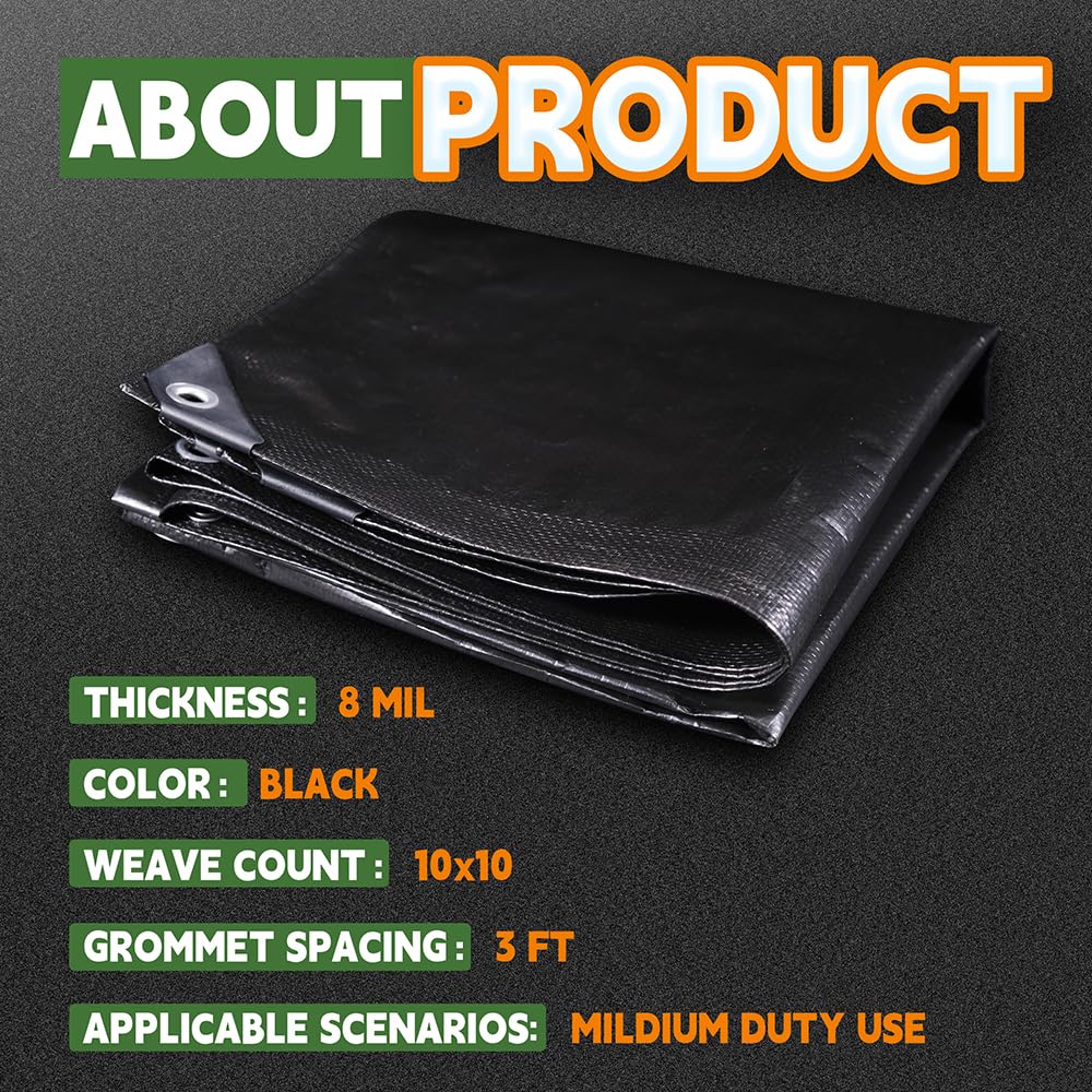 RAINDEWAY tarp protecting outdoor furniture from sand and moisture