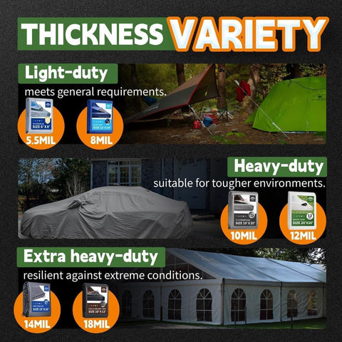 RAINDEWAY tarp storage solution protects gear when not in use.