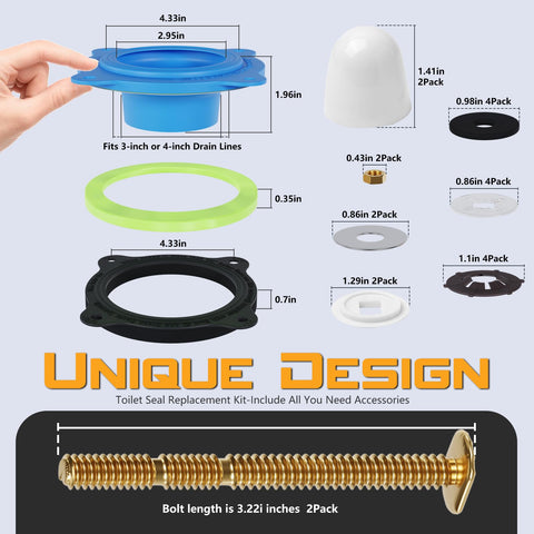 RAINGOWN includes all hardware for a reusable, leak-proof connection.