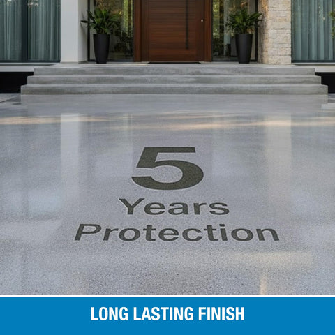 Rain Guard dries quickly, enabling foot traffic within hours