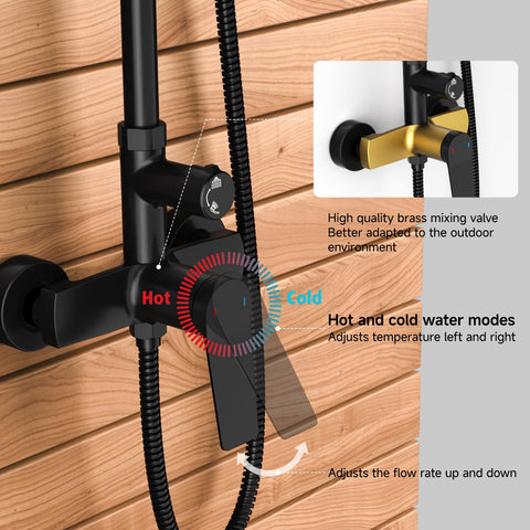 Rainsworth 70inch hose for flexible outdoor cleaning