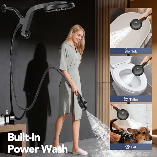 Rainvista 180-degree adjustable holder enables precise angle control.
