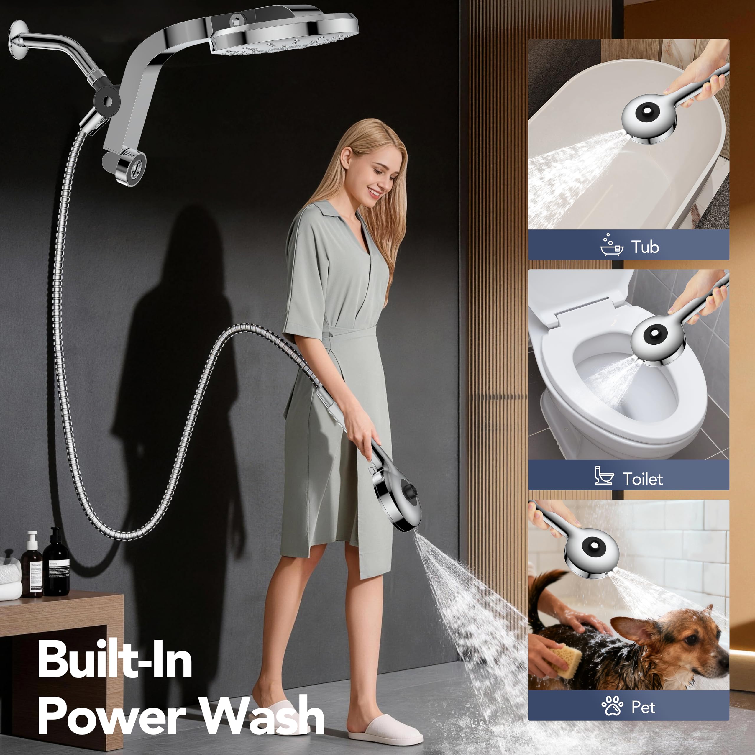 Rainvista leak-proof construction ensures reliable performance and long-lasting use.