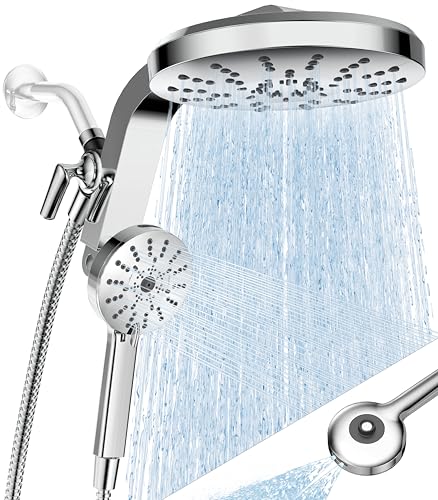 Rainvista overhead showerhead front view with wide coverage for a spa-like rinse.