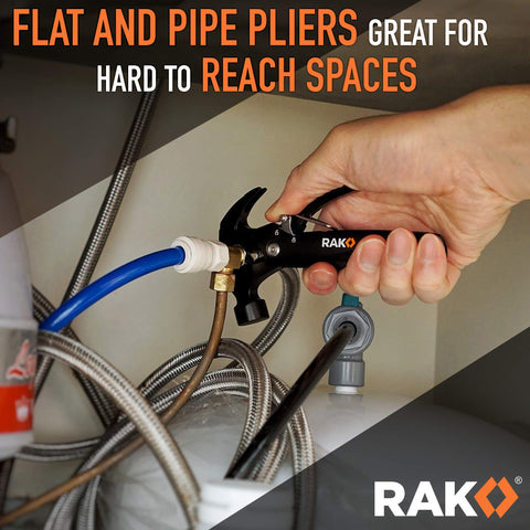 RAK Hammer Multitool bottle-opener-nail-file convenient for quick fixes.