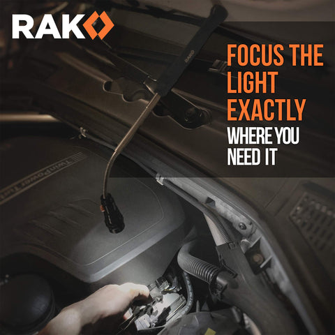 RAK tool shows 360-degree neck flexibility for awkward angles