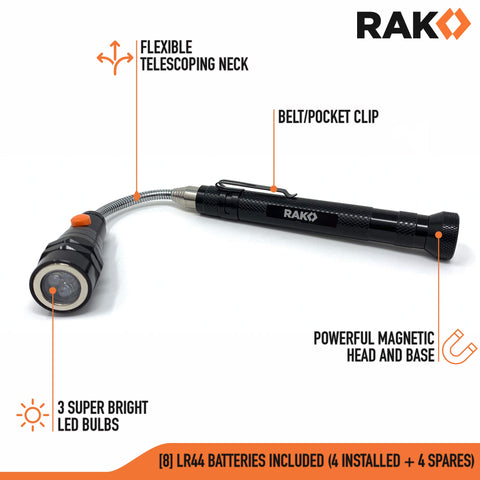 RAK magnet lifts nuts and screws from a cluttered tray