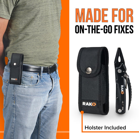 RAK Pro Tools wire cutter and prying claw for sturdy on-site fixes.