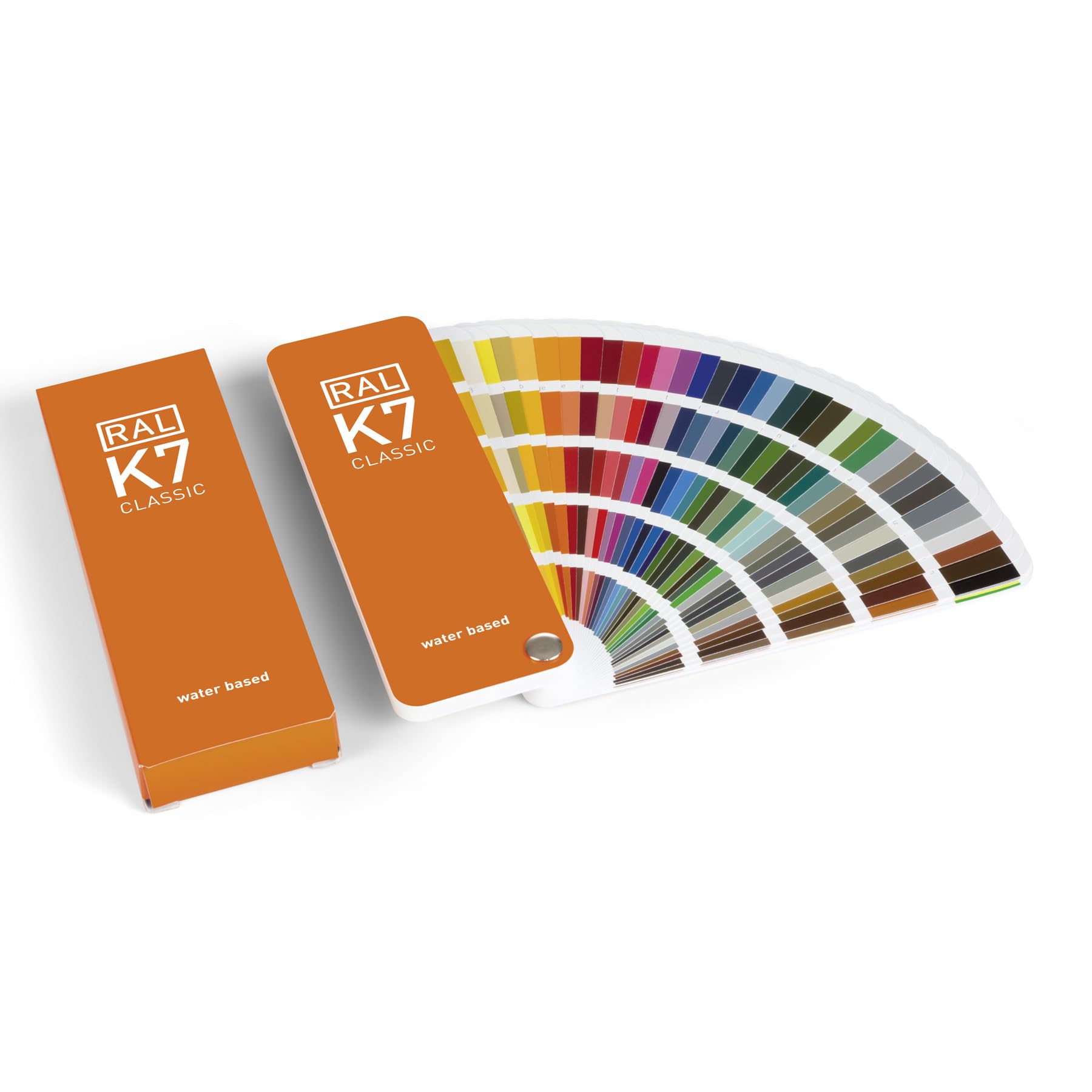 RAL K7 color chart glossy swatches for on-the-go color matching.