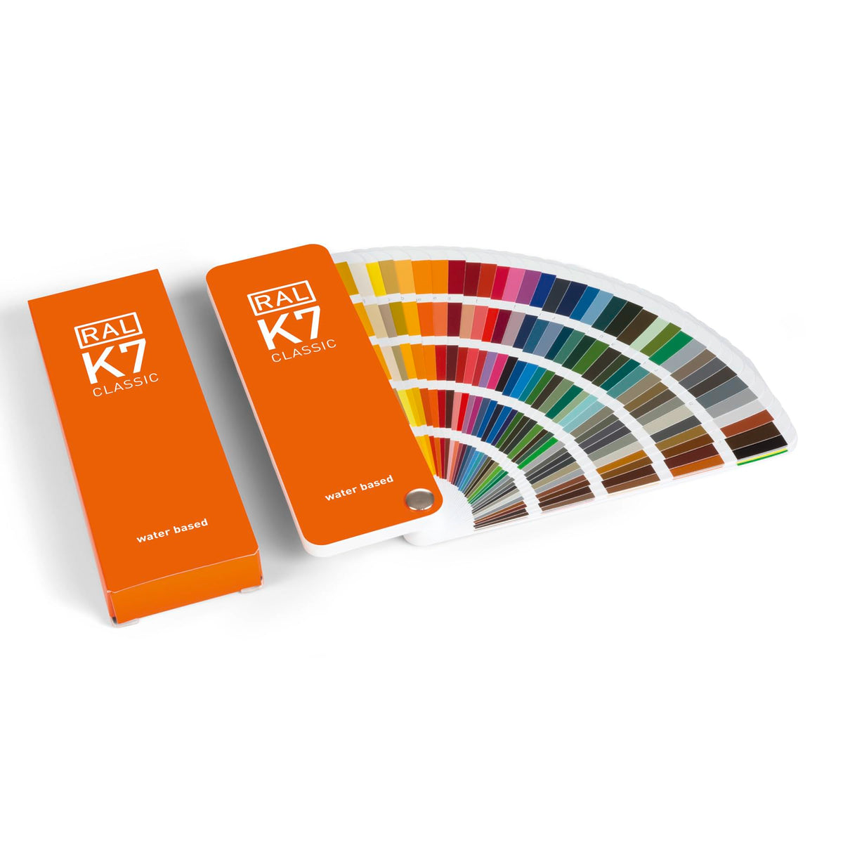 RAL K7 color chart glossy swatches for on-the-go color matching.