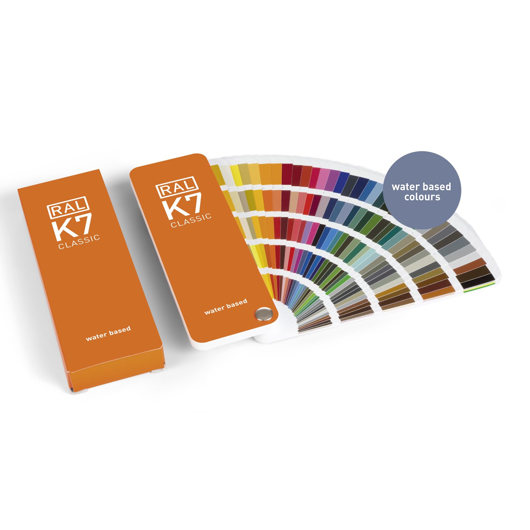 RAL K7 swatches offer UV resistance for lasting color readability.