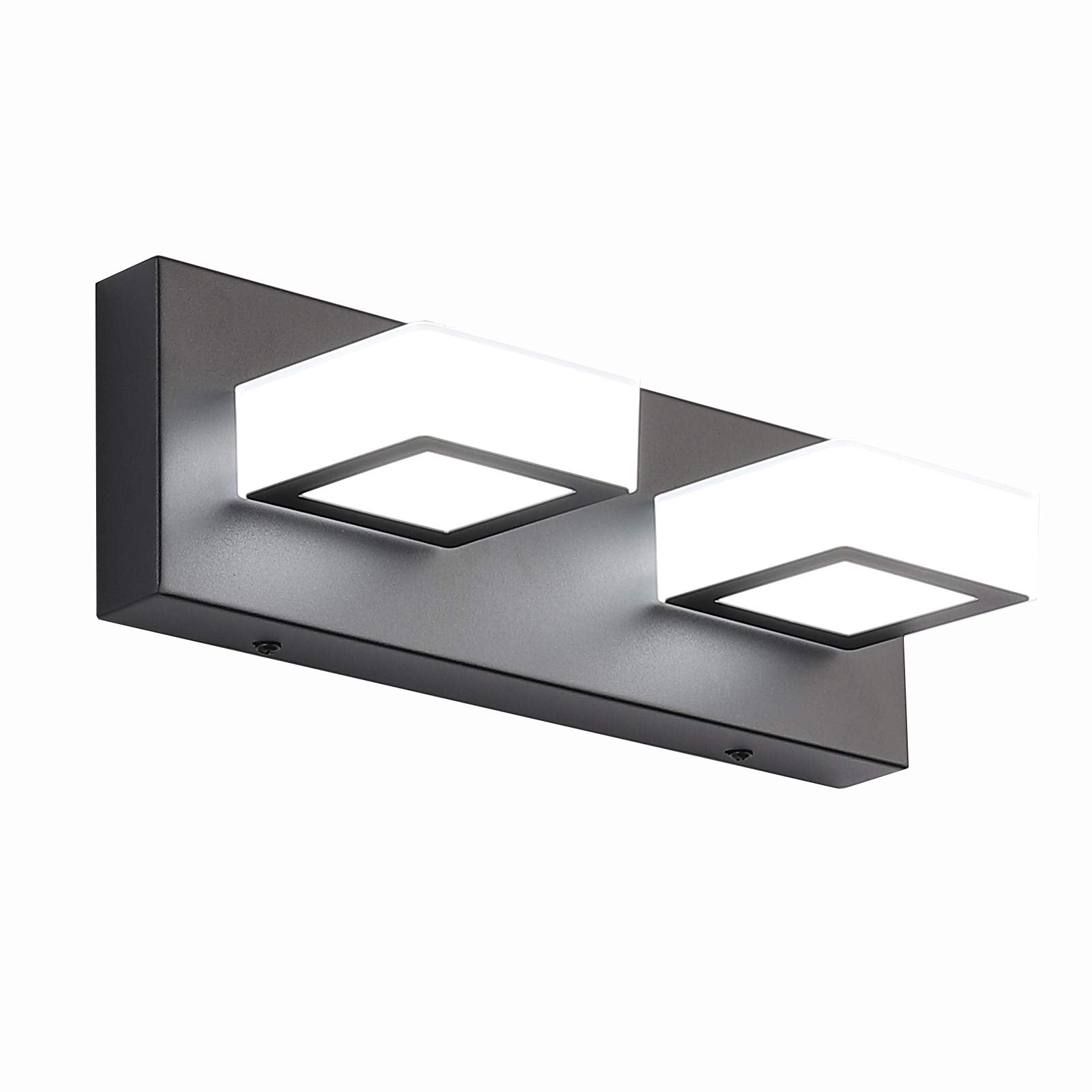 Ralbay 2 lights bathroom vanity light with clean lines for bright mirror tasks