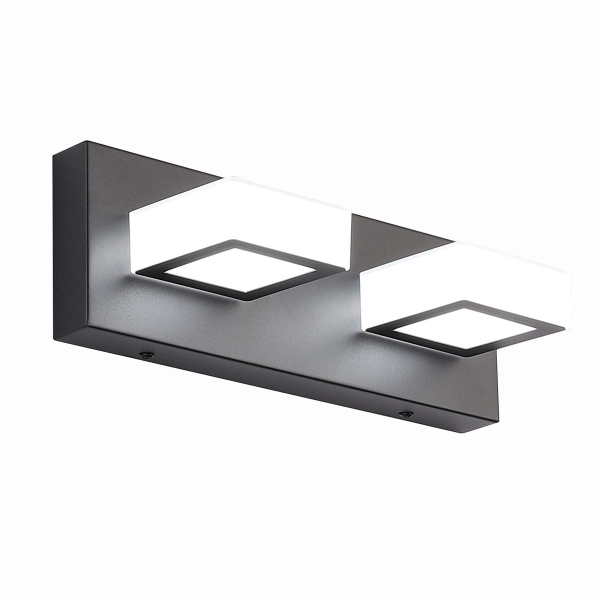 Ralbay 2 lights bathroom vanity light with clean lines for bright mirror tasks