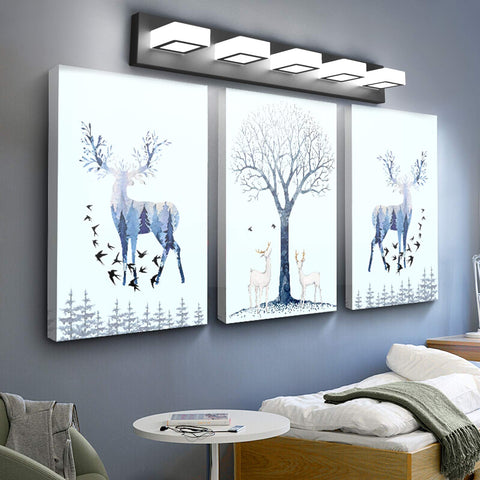 Ralbay bathroom vanity light suited for humid spaces and moist environments.