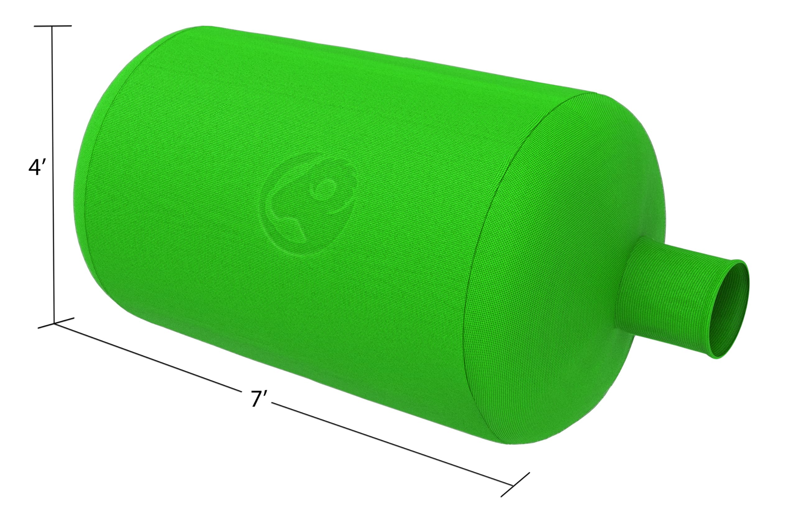 RAM Eco Plus bag filled to capacity demonstrates high waste capacity for efficient cleanup.