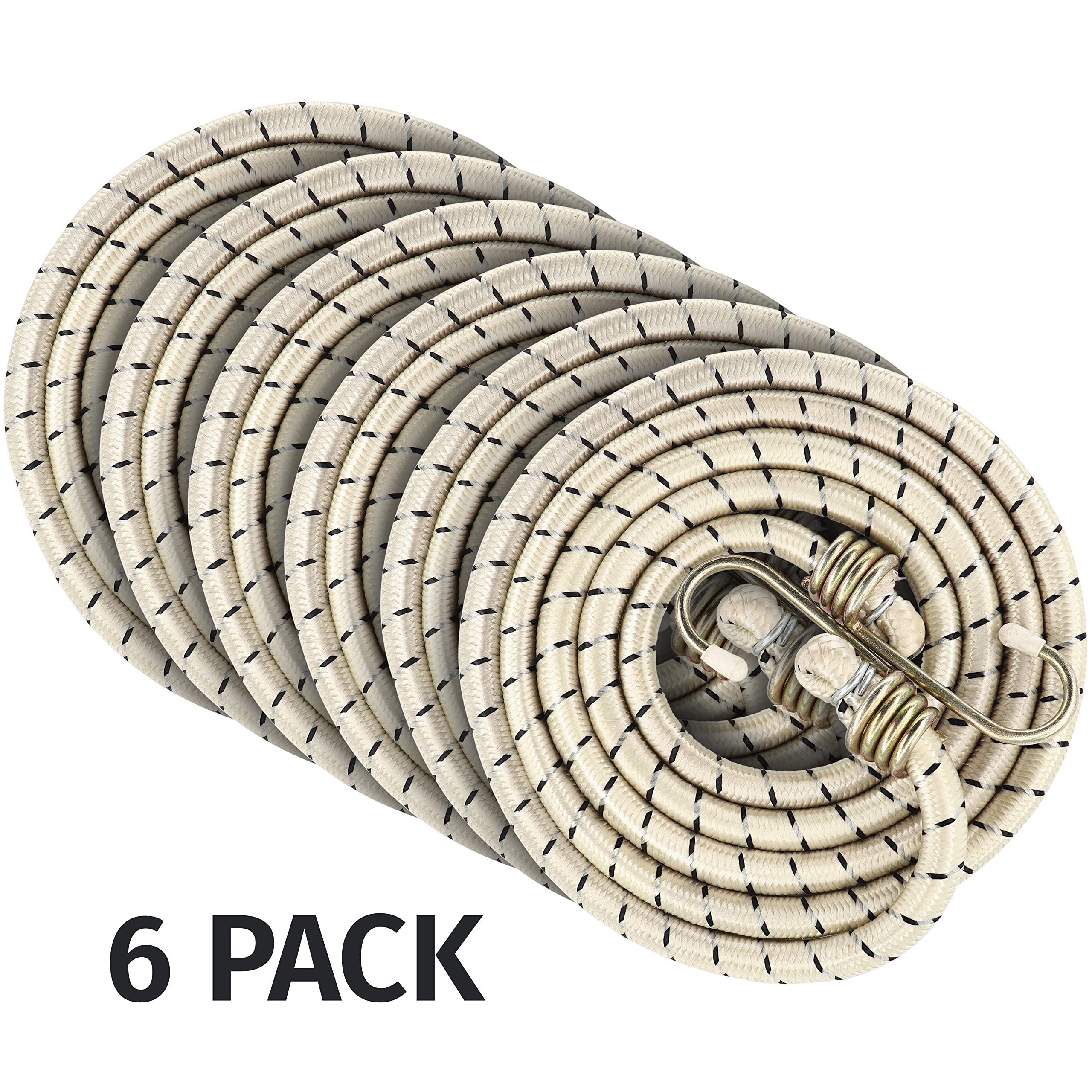 RamPro bungee cords extend up to 135 inches for large gear and cargo.