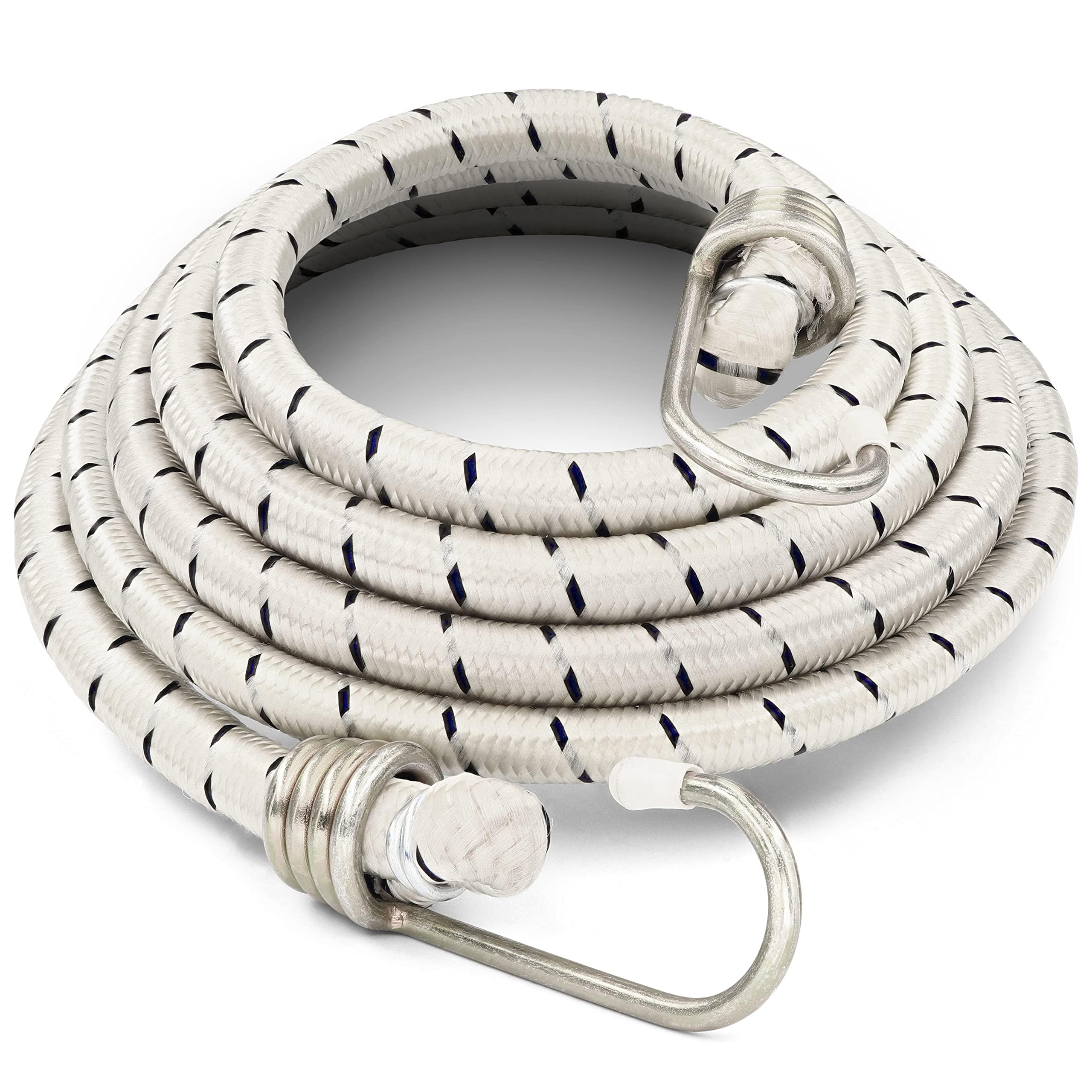 RamPro 6-pack 72-inch bungee cords with durable hooks for secure cargo.