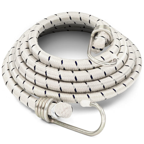 RamPro 6-pack 72-inch bungee cords with durable hooks for secure cargo.