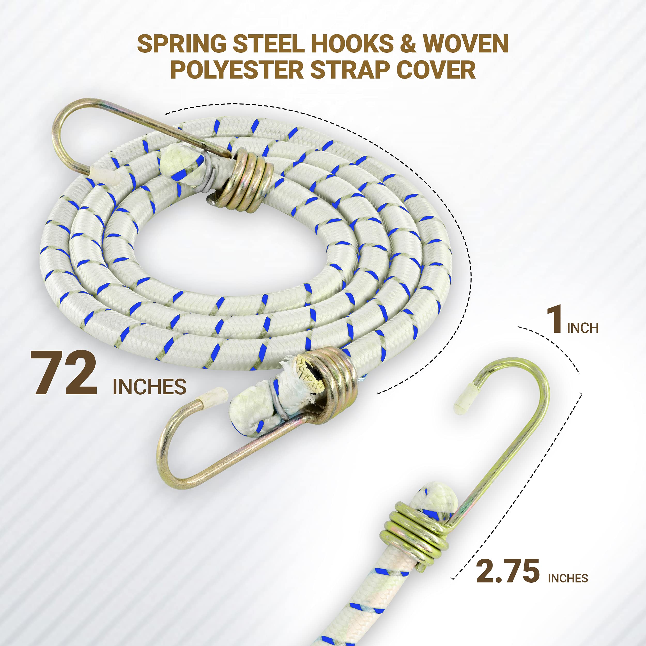 RamPro 6-pack weighs 16 ounces total, easy to store.