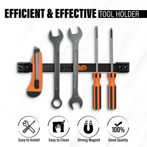 RamPro expandable tool strip connects to another for larger setups.