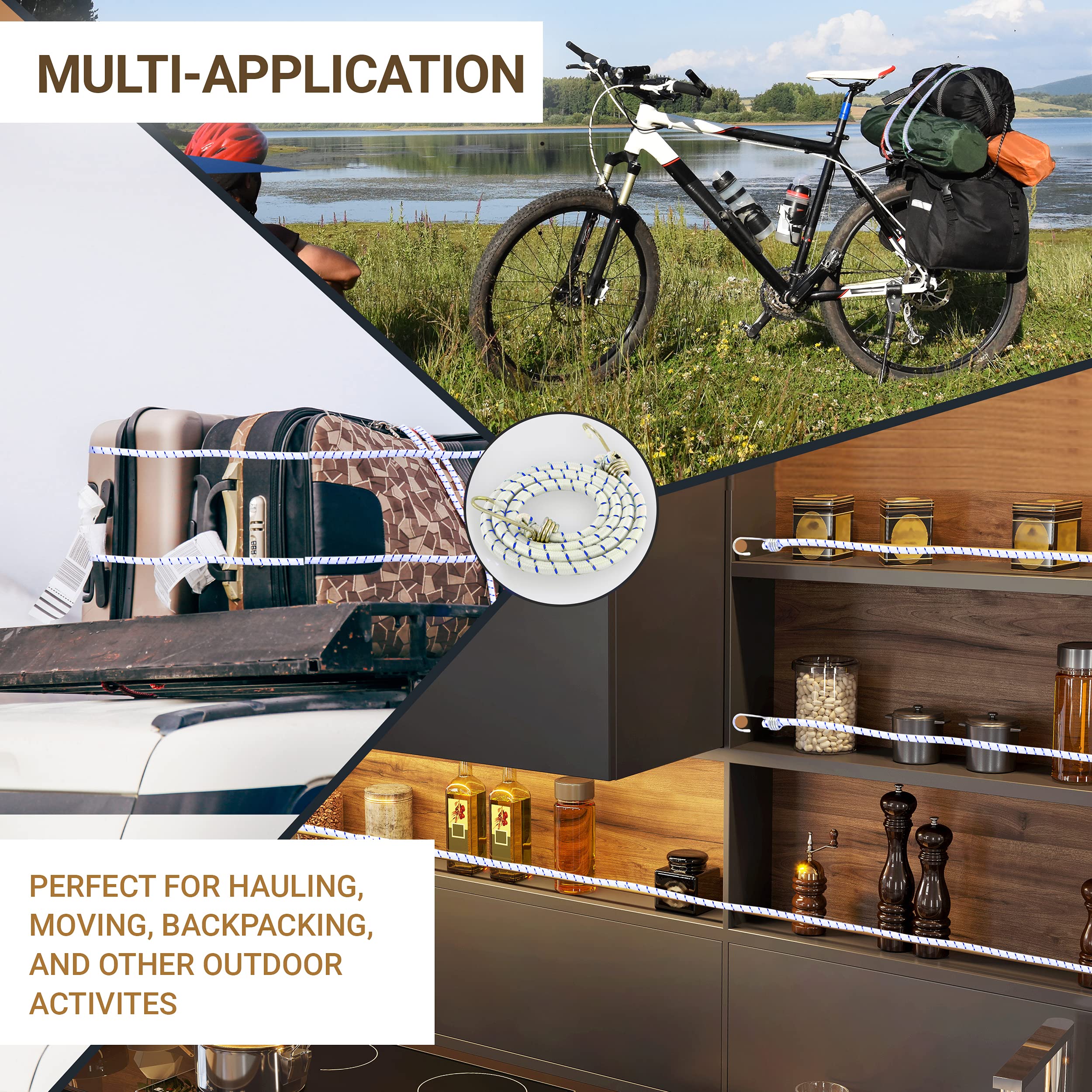 RamPro cords are versatile for bikes, camping, tarps, and furniture.