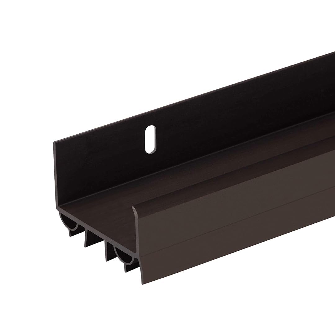 Randall PVC slide-on door bottom with drip cap seals drafts and moisture for wooden or metal doors