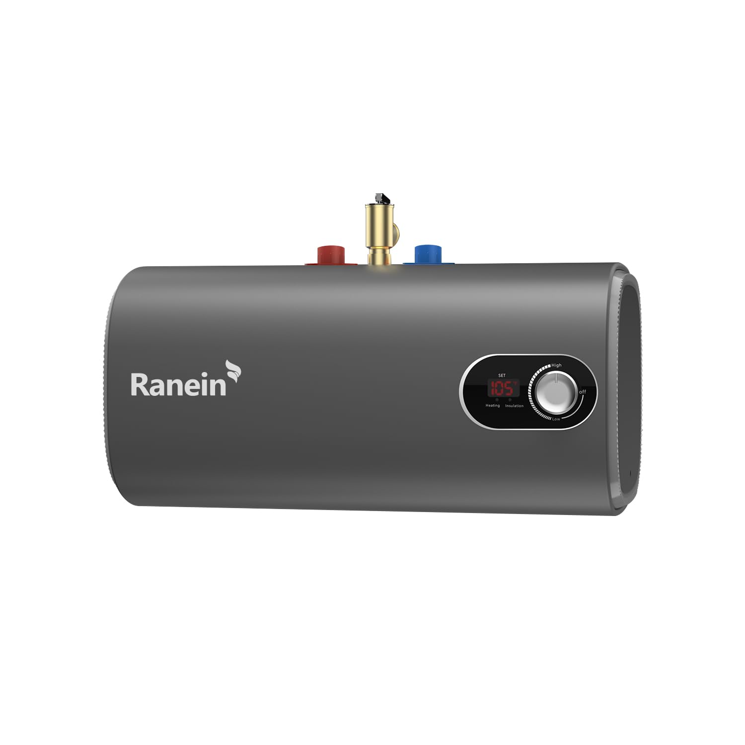 Ranein Gen II 4-Gallon under-sink installation showing compact space-saving setup