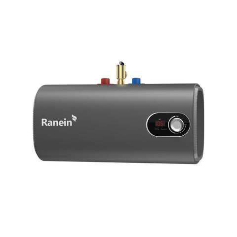 Ranein Gen II 4-Gallon under-sink installation showing compact space-saving setup