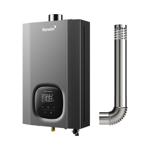 Ranein propane tankless heater indoor unit, compact design for instant hot water.