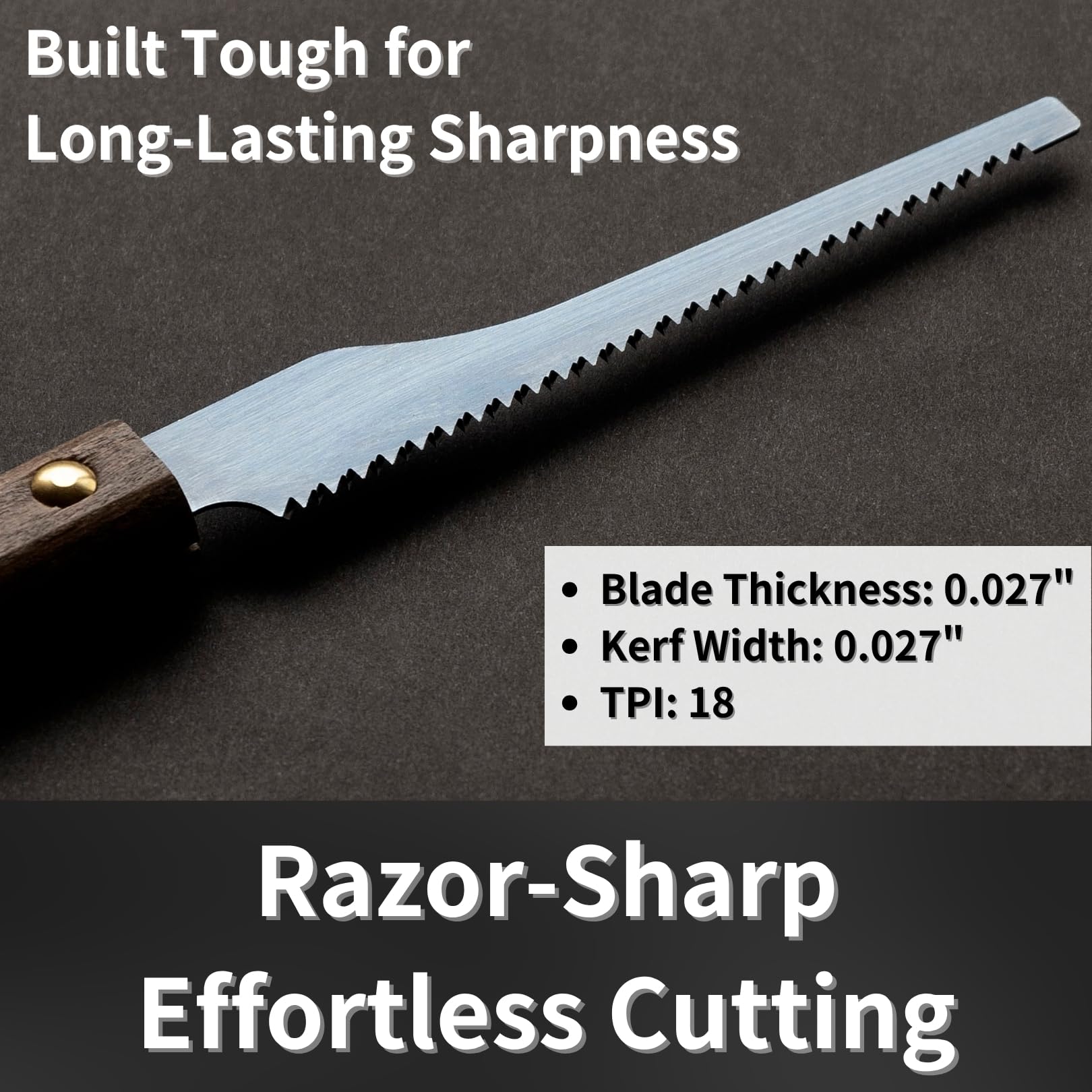 RANSHOU mini hobby saw in action delivering clean, controlled cuts.