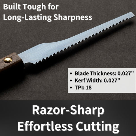 RANSHOU mini hobby saw in action delivering clean, controlled cuts.