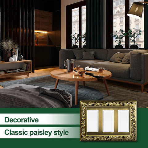 Ranweydi wall plate suitable for kitchen and bathroom use