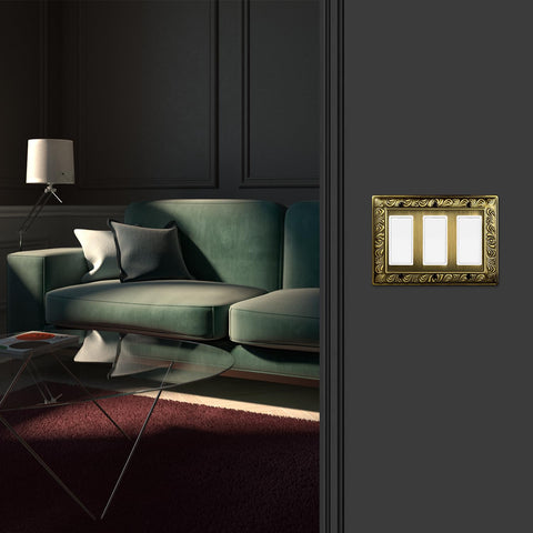 Ranweydi metal wall plate durable metal resists tarnish