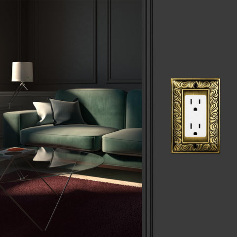 Classic Ranweydi design adds timeless brass flair to any room.
