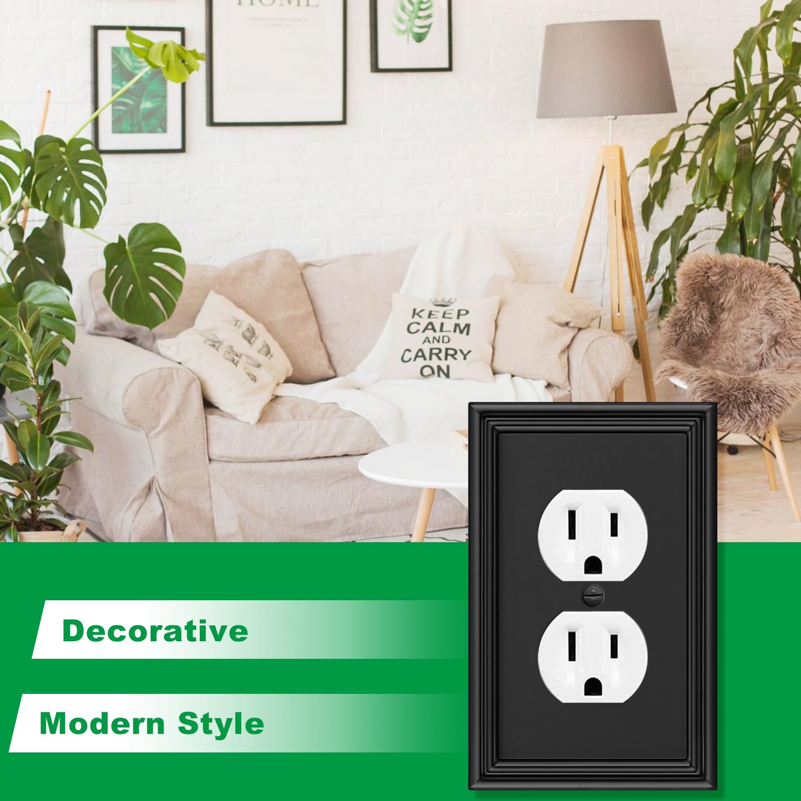 Ranweydi easy-install pack wall plate includes screws and screwdriver for quick setup.