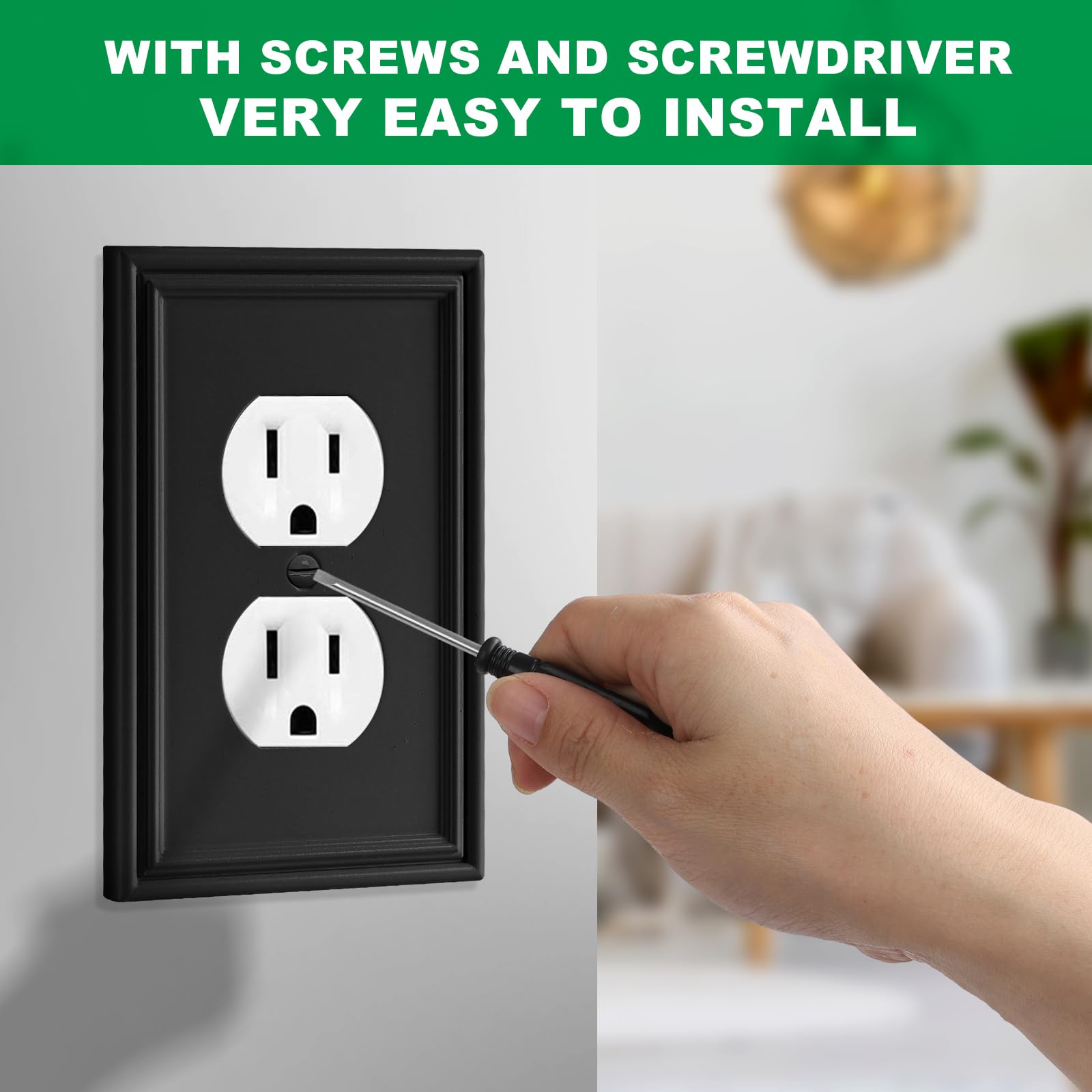 Ranweydi eco-friendly bamboo-fiber wall plate with natural finish and odor-free profile.