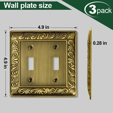 Ranweydi wall plate install-pack with screwdriver enables quick replacement.
