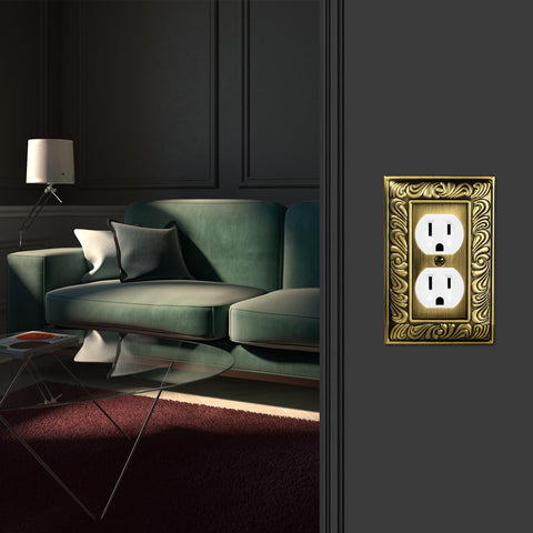 Ranweydi 3-1 by 4-9 inch plate fits most outlets neatly.