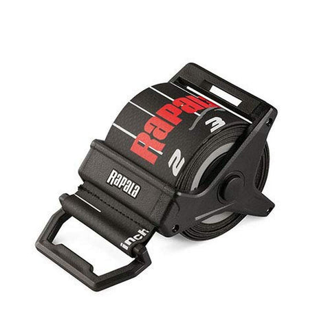 Rapala retractable ruler 60-inch compact design, portable for on-the-go anglers.
