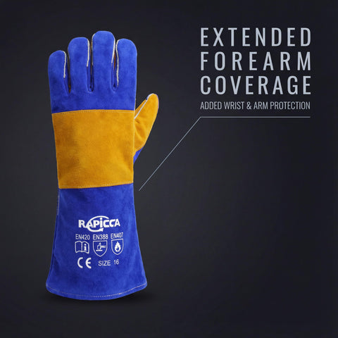 RAPICCA gloves crafted from premium leather with oil and wear resistance