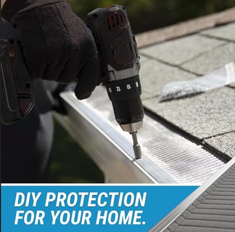 Screws included with Raptor Gutter Guard simplify installation