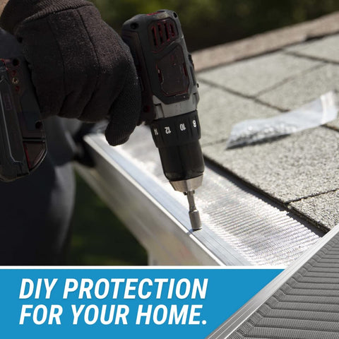 Raptor Gutter Guard screws included streamline installation.