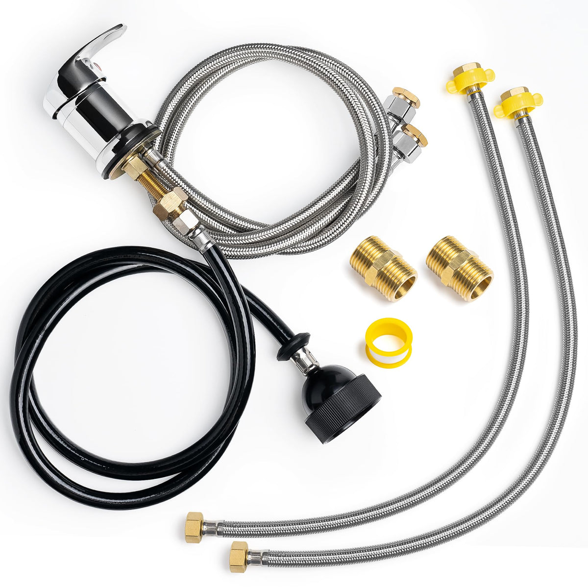 RARELEMON shampoo bowl faucet front view, ideal for quick, professional hair washing in busy salons.