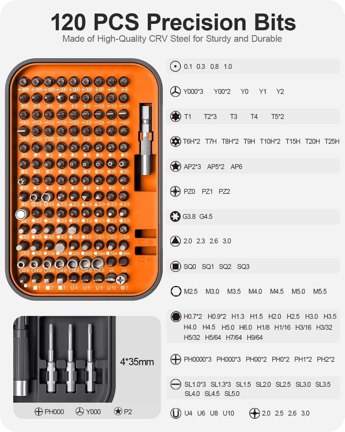 RARTOP includes tweezers, suction cup, crowbar for easy component access.
