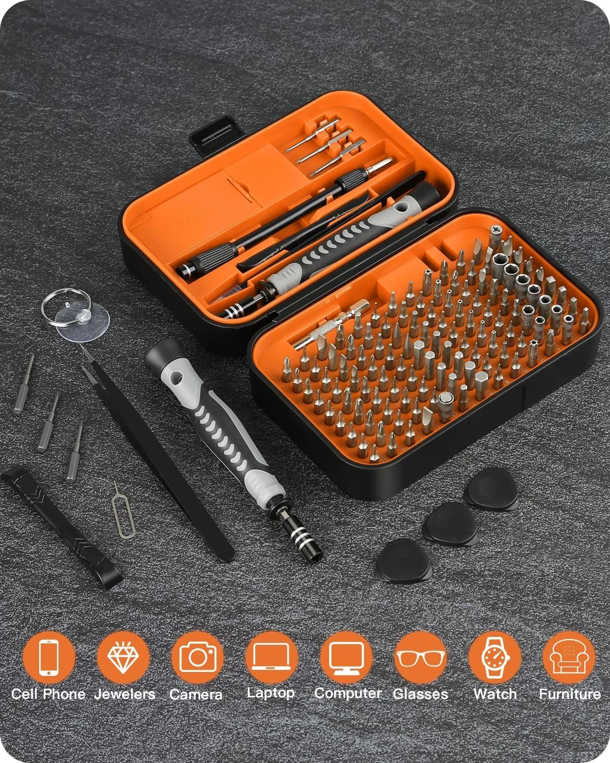 RARTOP compact box-in-box case keeps small parts neatly organized.