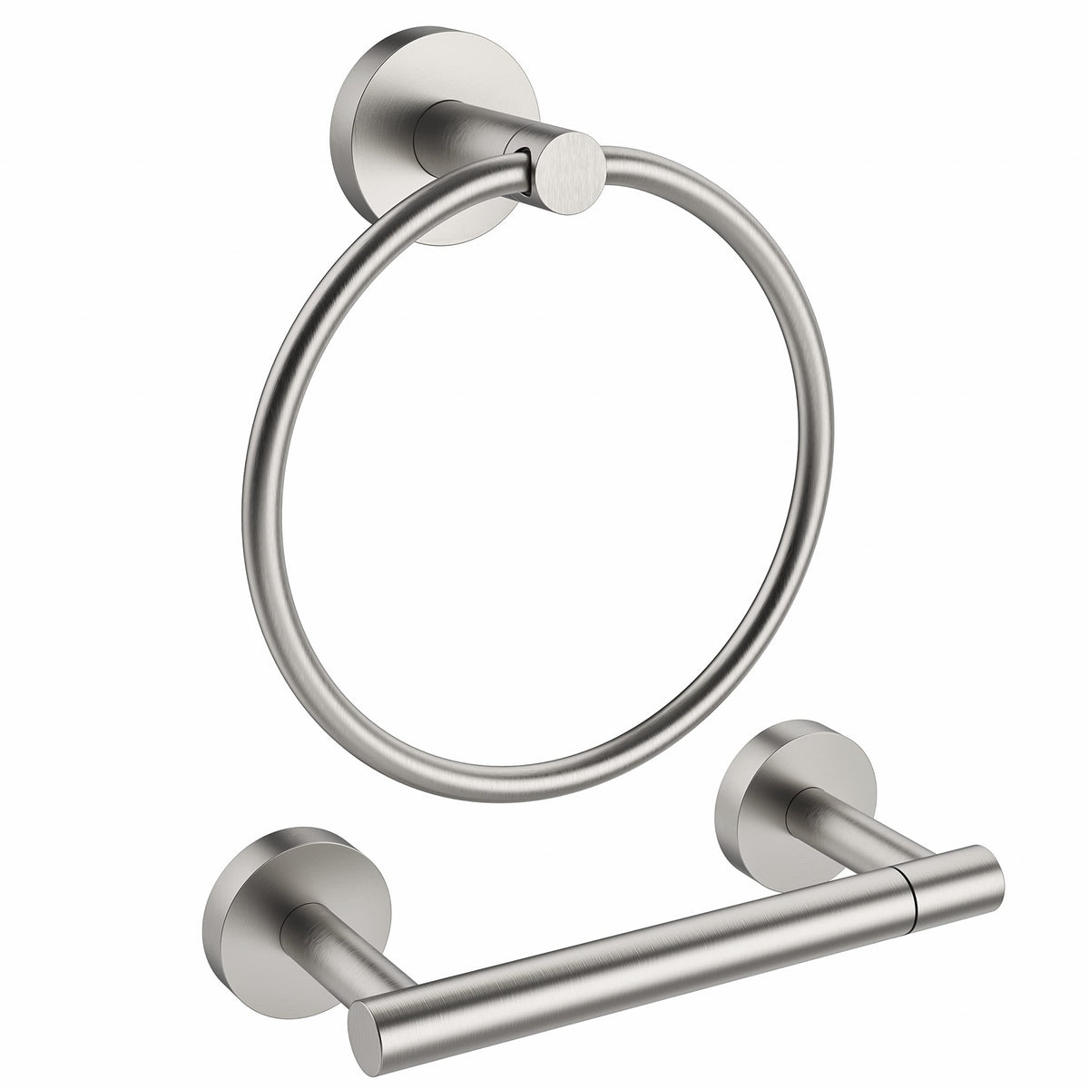 RARXTR brushed toilet paper holder wall mount offers rustproof durability for humid bathrooms.